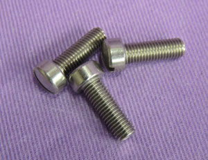 CARTER BB-1 Pack of 3 Fillister head stainless steel machine screws for float bowl